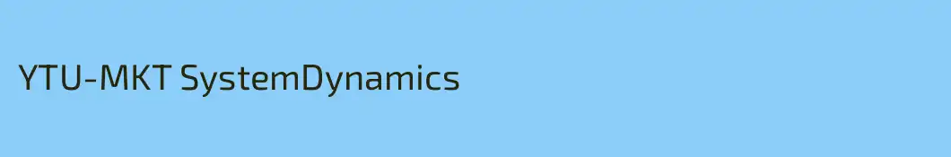 YTU-MKT SystemDynamics